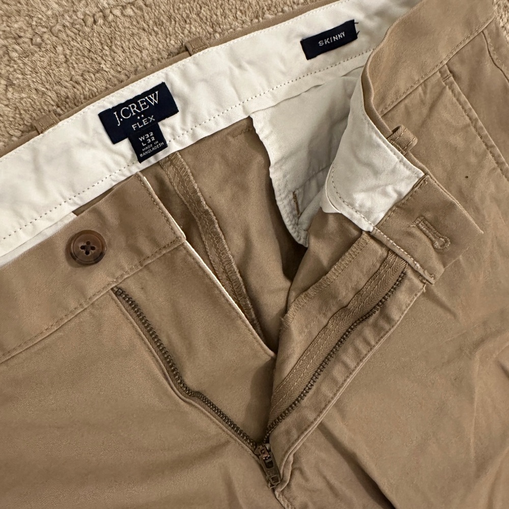 J. Crew Men's Flex Skinny Pants - Khaki